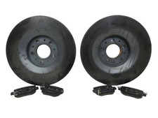 Bremsscheibe hinten li/re + Bremsbeläge li/re 335MM passt für TESLA  MODEL Y DUA