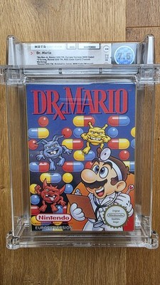 NES   Dr. Mario (European / NOE)   WATA Graded 7.5   Complete & Authentic!