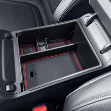 Center Console Organizer Compatible 2022-2024 Tucson Plug-in Hybrid/Hybrid red