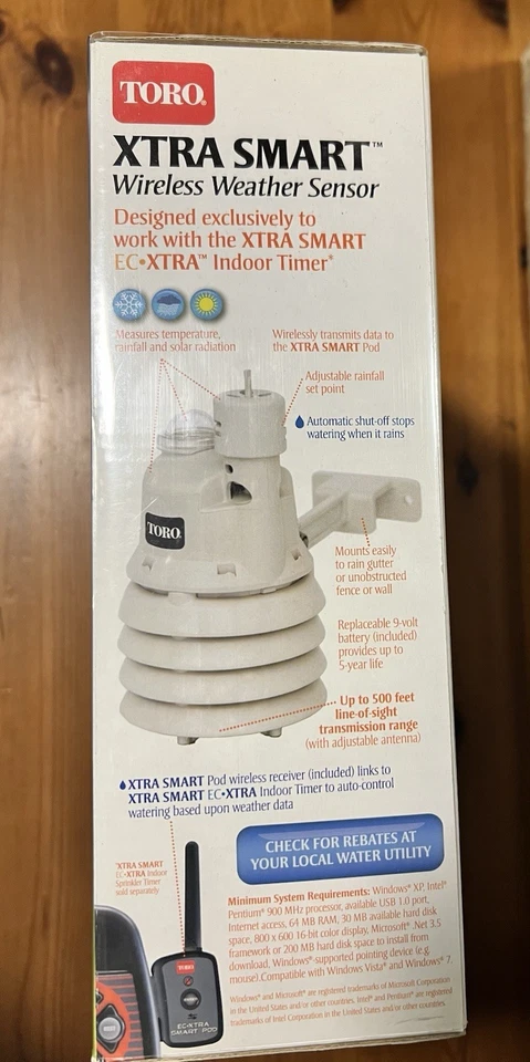 Temporizador de paisagem TORO Xtra Smart EC-XTRA 8 zonas e sensor meteorológico sem fio 53855 - Imagem 4 de 4