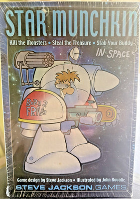Star Munchkin Card Game ~ Steve Jackson Games ~ Dork Tower - New Sealed