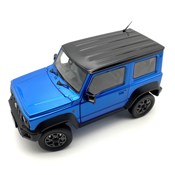 Bm Creations 18B0020 1:18 Suzuki Jimny JB74 2018 Brisk Blue Rhd-image