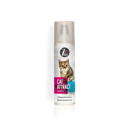 7Pets Cat Attract Lockspray 200 ml Catnip Baldrian Erziehung Katzen Training