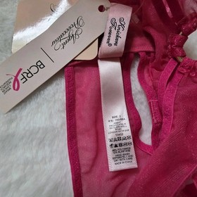 NEW Agent Provocateur Pink Bra AP Size 2 US 32B Wirefree Mesh See Through Rare