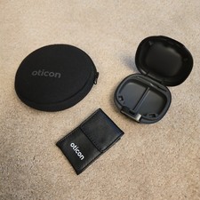 Oticon Hard Plastic Hearing Aid Case **USA Seller**