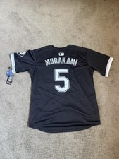 Chicago White Sox Munetaka Murakami 5 Black Jersey Men's Sz: L