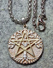 Sterling Large Tree Pentacle Pendant — photo 2