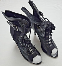 Damen Lateinische Tanzstiefel Schnüren Salsa Bachata TangoGr.37 (2)