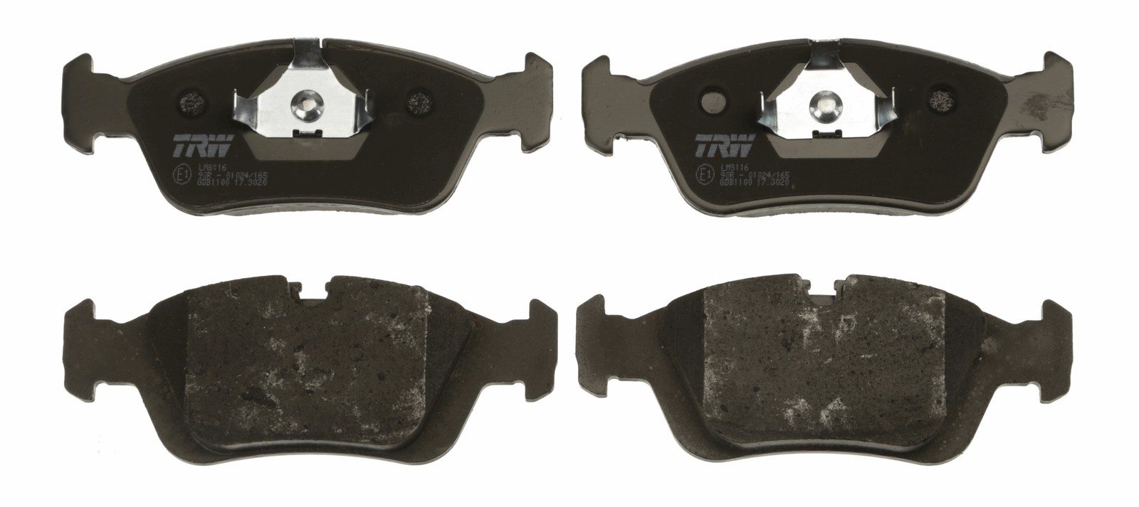 Plaquettes de frein TRW GDB1100 pour éliminer la poussière noire sur jante