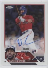2023 Topps Chrome Rookie Auto Narciso Crook #RA-NC Auto 15vt