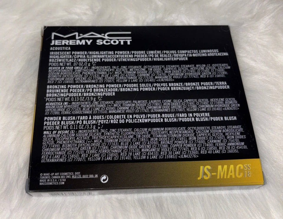 New MAC Jeremy Scott Collection X 3 CD-JS Cheek Authentic & Limited Edition - Image 3 of 4