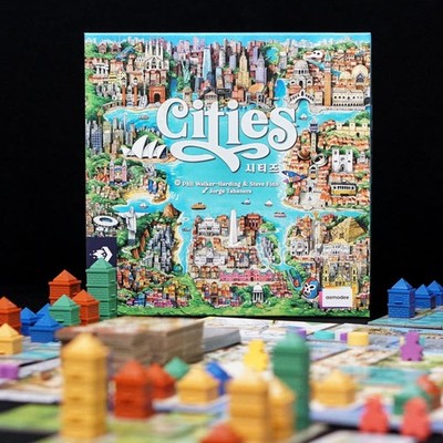 Cities: Skylines Board Game Tile Placement Korean City Promo Beginner Strategy
