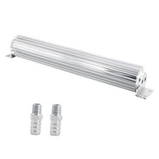 Universal 18" Dual Pass Aluminum Finned Transmission Oil Cooler 18" Oil Cooler
