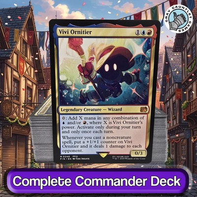 Vivi Ornitier COMMANDER DECK Spellslinger Burn Counters Tokens MTG Custom  EDH | eBay