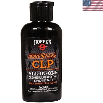 Compact 2oz Hoppe's CLP: Cleaner and Protectant for Hunters & Shooters