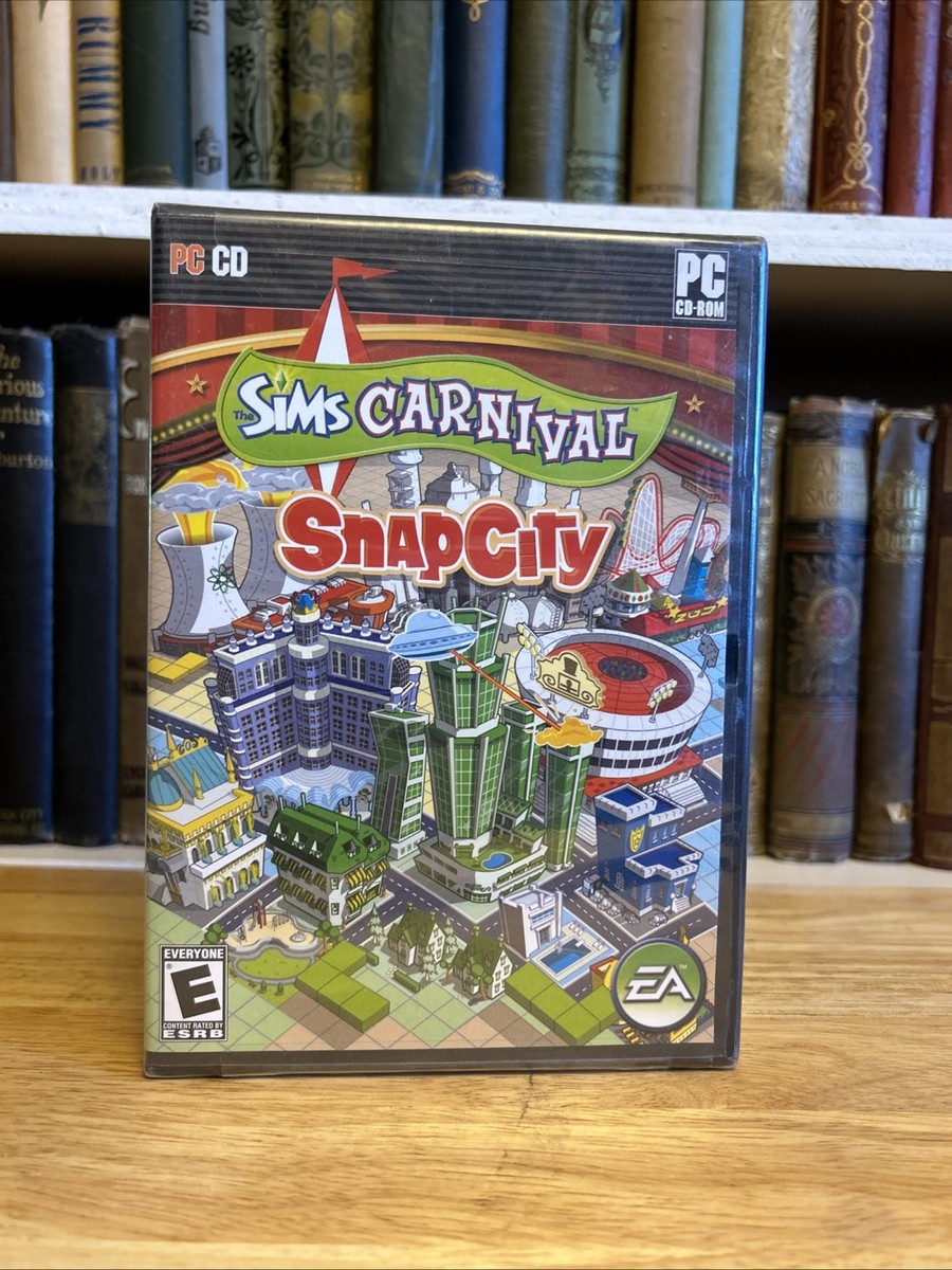 The Sims Carnival SNAP CITY SnapCity PC Game Brand New SEALED