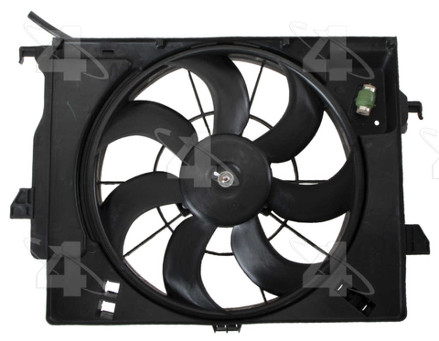 Kia Rio Fan Module Engine Cooling Fan Assembly-Radiator Fan Assy. 4 Seasons fits 12-17 Kia ...