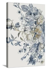 Stretched Canvas Print Royal Blue III by Maya Woods, 16" x 24"