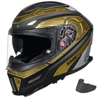 SMK Agnar Cyborg & Dark Smoke Visor Gold