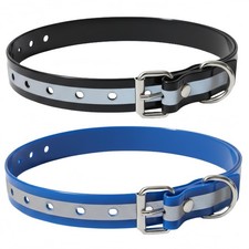 Shock Collar Replacement Strap for Most Training Collar, 2 pack, Blue  Black