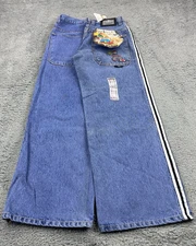 Jnco Style Baggy Jeans Men 29x30 Y2K Grunge Wide 10 Leg Opening Pipes Skater 90s