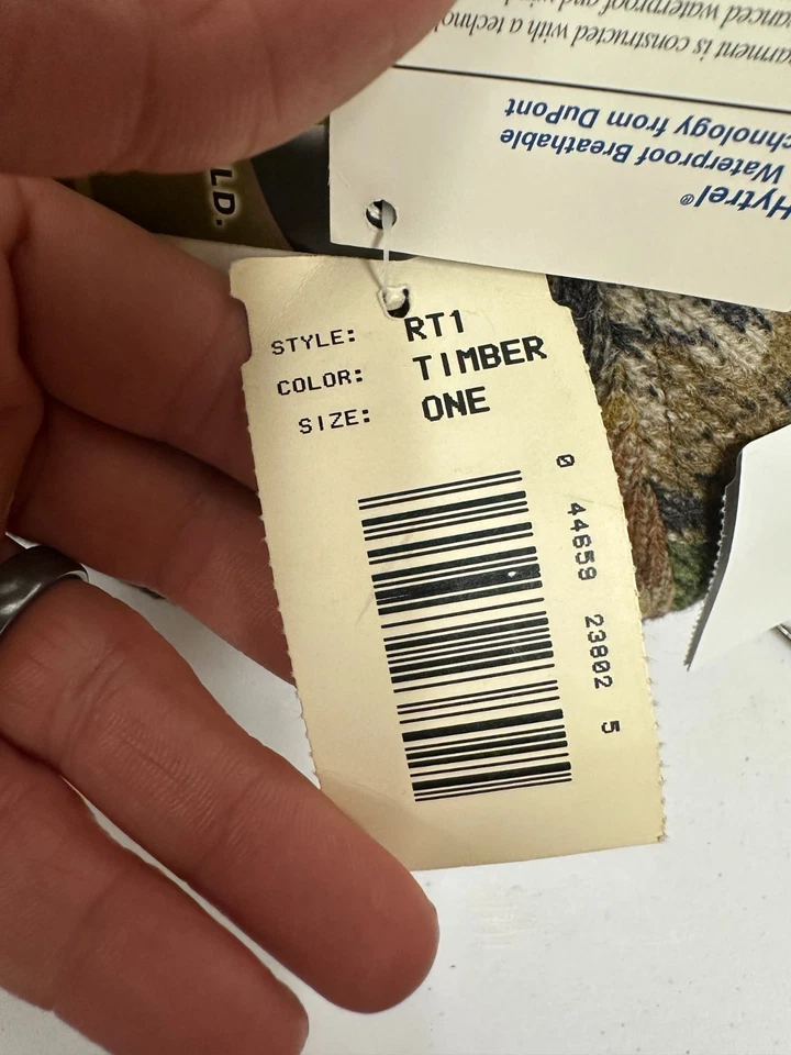 Gorra de Colección Nueva con Etiquetas Lana Aislada Realtree Advantage Madera Camuflada Hecha en EE. UU. Foto 3 de 4