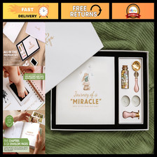 Baby Memory Book Gift Set - First 5 Years Journal, Photo Album, Keepsake Box F