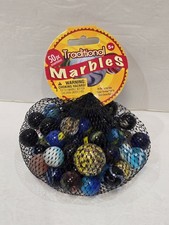 50 Pcs Marbles - Colorful Glass Marbles with a Shooter