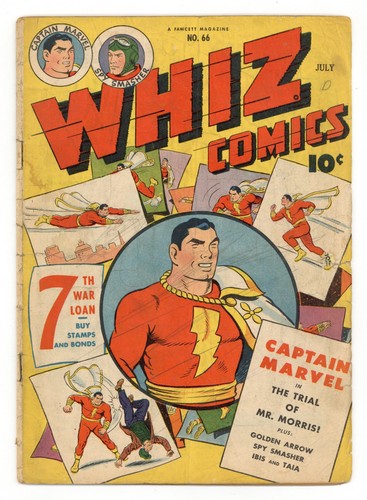 Whiz Comics #66 FR/GD 1.5 1945