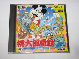 Super Momotaro Dentetsu PC Engine HuCard Japan import US Seller