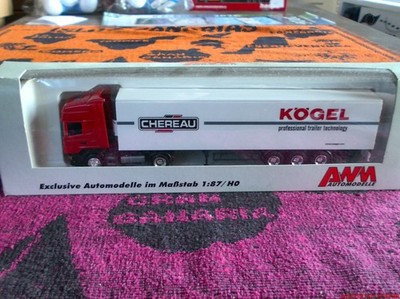 AWM: Scania 124L 420, Chereau Kögel professionale Trailer Technology, Kühl SZ