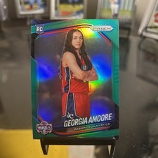 2025 Panini WNBA Prizm Georgia Amoore RC Green Rookie #103 Mystics