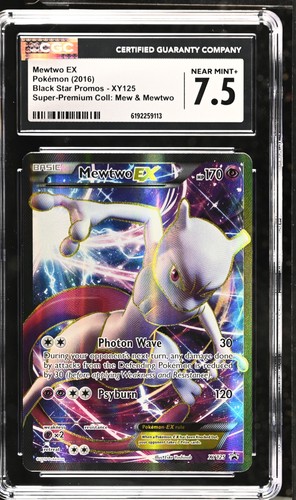 Mewtwo-EX graded CGC 7.5 for sale on eBay