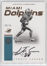 2016 Panini Encased Scripted Signatures 20/75 Leonte Carroo #SS-LCR Auto 2r8