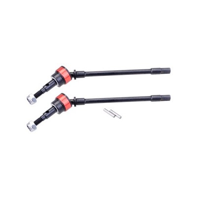 2PCS Hard Steel Front Axle CVD Drive Shaft Dogbone für 1/10 Axial Rc Crawler