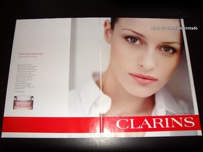 CLARINS Beauty 4-Page PRINT AD 2011 FLAVIA LUCINI Fanny Anselme BEAUTIFUL WOMEN