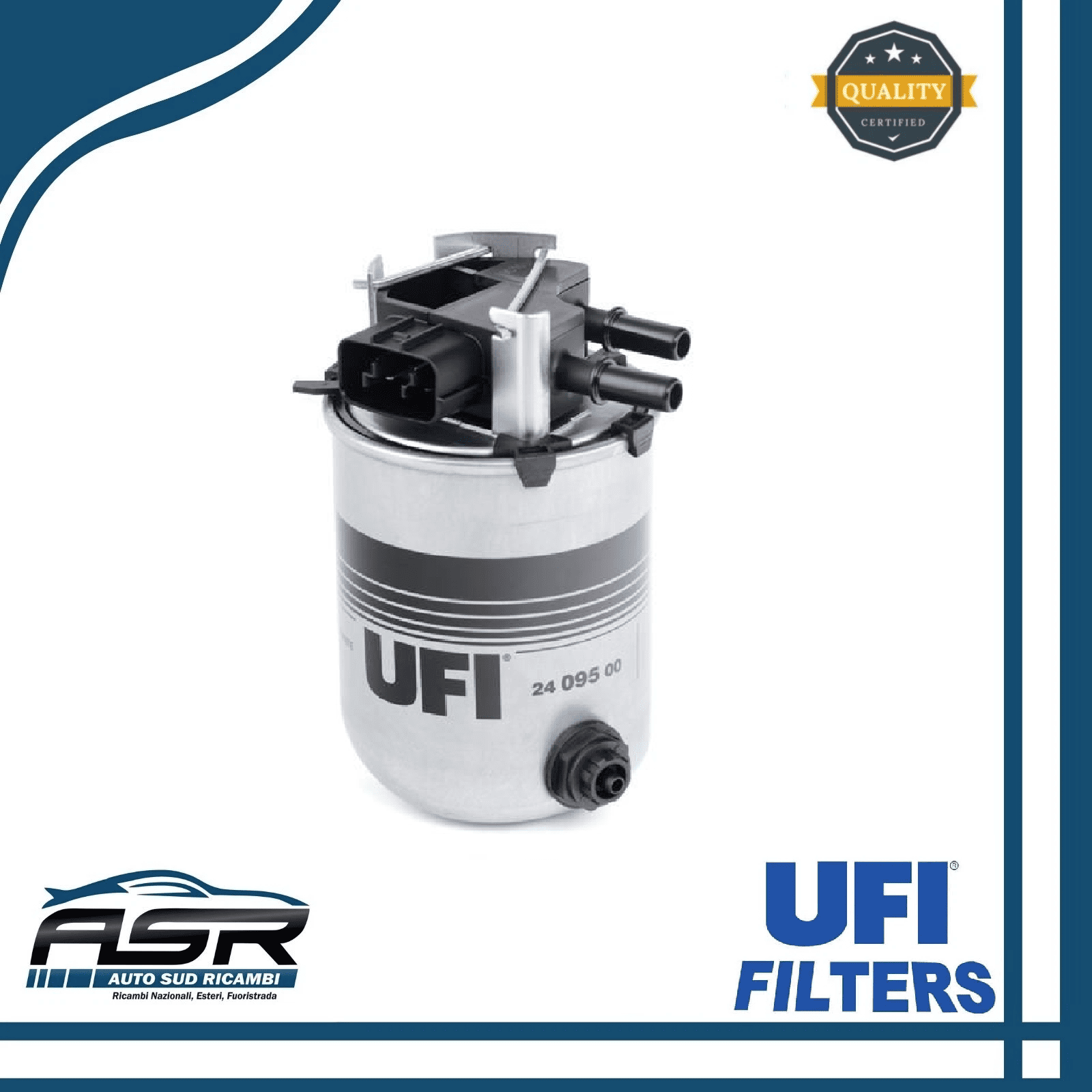 Kraftstofffilter Diesel UFI für Nissan Qashqai II X-Trail III 1.5/1.6 dCi - Bild 2