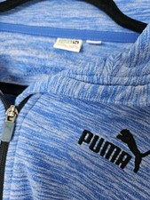 PUMA Youth Kids Full Zip Fleece Jacket Boys L 14-16 Unisex