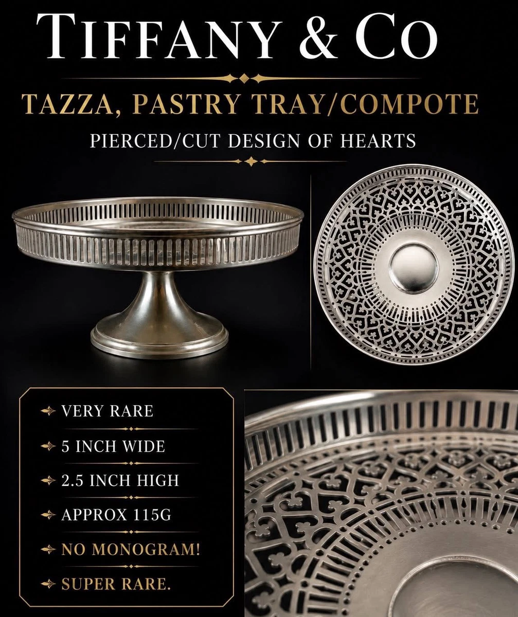 Tiffany & Co. 1900-1940 Antique US Sterling Silver Platters