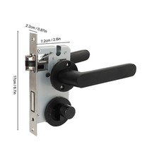 Mortise Lock Set Oxidation Resistance Perfect Fit Stainless Steel Universal