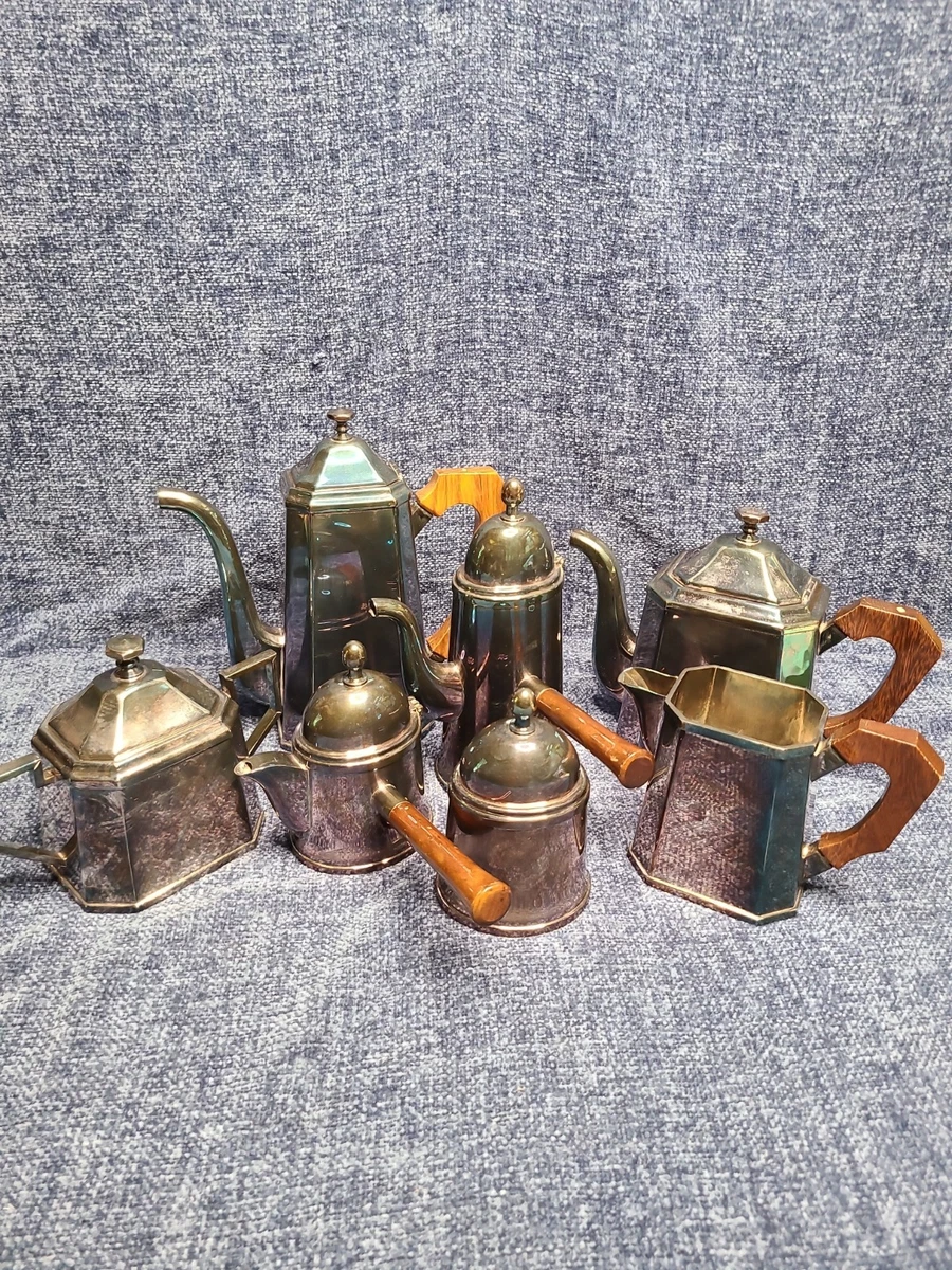 Art Deco Antique US Silver-Plated Teapots, Coffee Pots & Sets for