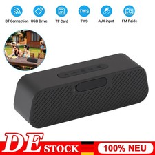 Tragbarer Bluetooth-Lautsprecher Soundbox BT/USB/FM/AUX/TF/TWS Musikbox Radio