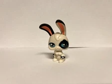 Hasbro Littlest Pet Shop First Generation Motion White and Black Bunny