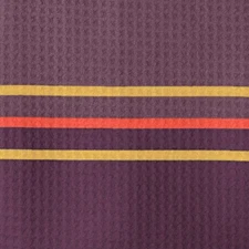 Sun Mountain Mid Stripe Towel - 230935 - Port/Brick/Gold