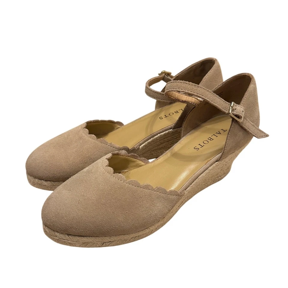 Talbots Lyndsay Alpargata Cuñas Neutro Safari Arena Foto 3 de 4