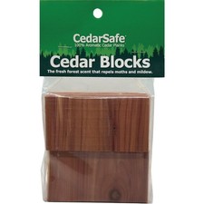 CedarSafe Aromatic Cedar 3 In. W. x 2.125 In. H. x .69 In. D. Cedar Blocks