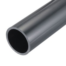 PVC Rigid Round Pipe 51.8mm(2") ID 60mm OD 350mm Dark Grey High Impact DIY
