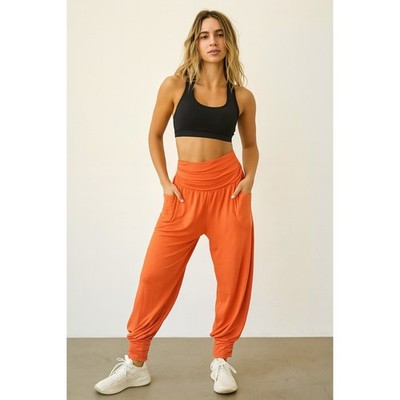 FP Movement Harem Capri Yoga Dance Festival Orange Activewear Pants XS