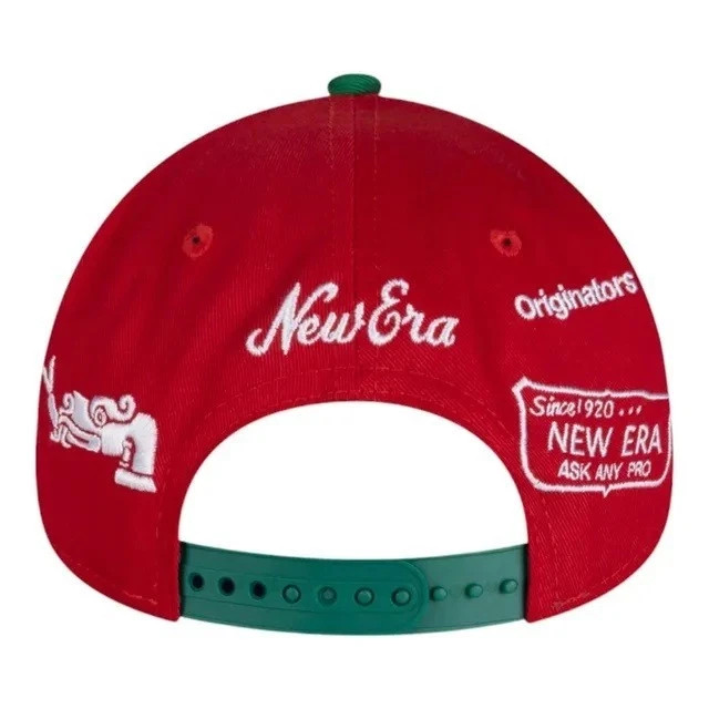 New Era Mexico Anniversary Logos Chrome/Red 9Forty A-Frame Snapback Hat ...