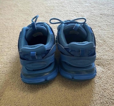 Balenciaga Track Trainer Blue Mesh Lace Up Low Top Men's Athletic